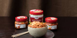 Brain Food's tip:Look for the words"Imported direct from Korea"when purchasing kimchi.