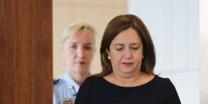 Premier Annastacia Palaszczuk is pressured to contain integrity concerns within her government.