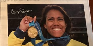 A letter to Cathy Freeman. 