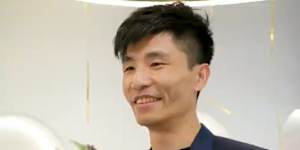 Alleged fraud syndicate ringleader Bing “Michael” Li at the Beauty Pavilion grand opening party.