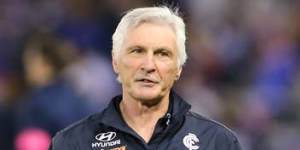 Blues coach Mick Malthouse.