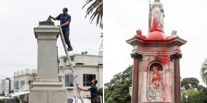 The Captain James Cook and Queen Victoria statues were defaced on the eve of Australia Day.