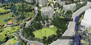 Extra green space – and apartments – approved for Roma Street Parklands