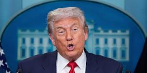 US President Donald Trump announced gold would be exempt from tariffs.