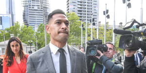 Rugby's Super League says it accepts that Australian Israel Folau has been legally registered as a player.