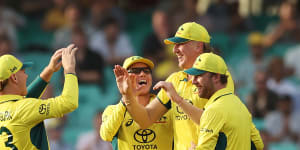 Live ODI cricket:Abbott fires with both bat and ball to help Australia seal comfortable series win against the West Indies