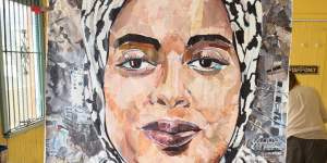 Archibald portrait of Assala Sayara by Amanda King.