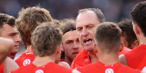 John Longmire says the Swans’ next generation have taken responsibility for the club’s future.
