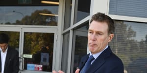 Christian Porter ‘totally committed’ to electorate but silent on defamation case