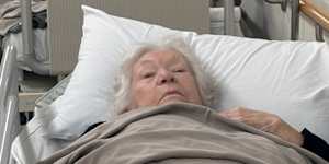 Elsie McGribben,88,was in the Midland hospital corridor for nearly 48 hours.