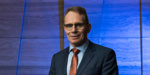 BHP boss Andrew Mackenzie pictured in Melbourne ahead of the release of the miner's December half year results.