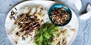 This noodle dish,using traditionally long noodle strands,represents longevity.