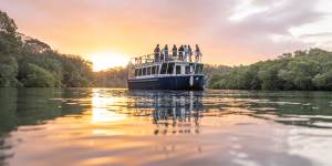 How’s the serenity? A sunset cruise on the Brunswick River.