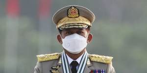 Junta leader Senior General Min Aung Hlaing is vowing to “annihilate” the military’s opponents in Myanmar.