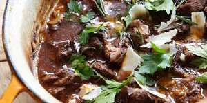 Jill Dupleix's lamb stew with red wine,anchovies and parmesan