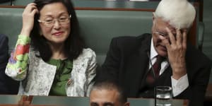 'Nearly died of shock':Katter says Gladys Liu needs to explain China links after awkward moment