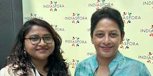 Diaspora links helped connect Shanthini Naidoo (right) and Neetisha Besra 
