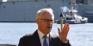 Former Prime Minister Malcolm Turnbull ruled out Garden Island as a cruise ship terminal site,saying it would remain a naval base. 