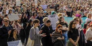 Thousands marched in Melbourne this week calling for national action to end violence against women. 