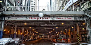 The Billy Goat Tavern is one of the stops on a bar crawl of some of the city's most colourful drinking establishments.