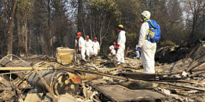 Risk of mudslides as rain forecast for fire-ravaged California