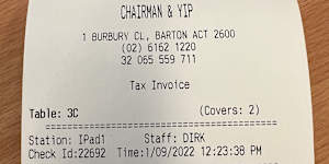 The bill.
