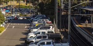 Ringwood train station in Melbourne is among the 47 sites the Morrison government chose for commuter car park upgrades in a scheme now slammed by the Auditor-General.