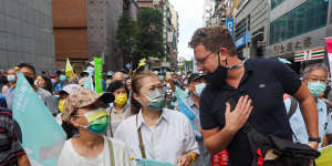 Eryk Bagshaw talks to voters in Taiwan who are concerned about the threat of China to their democratic traditions.