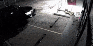 Daniel Ian Gordon Young damaged up to 30 Campbelltown businesses before leading police on a 50-kilometre-long pursuit. 
