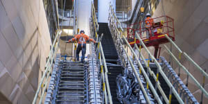 Longest escalators in southern hemisphere installed at Sydney’s Central Station
