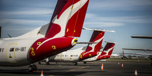 Qantas bought a 19.9 per cent stake in Alliance in 2019,prompting a furious response from the ACCC because it is a direct competitor and also operated flights on behalf of Virgin under a “wet lease” arrangement.