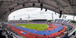 A view of the Alexander Stadium,Birmingham. 