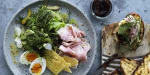 Adam Liaw's Ploughman's salad makes for a composed solo supper (