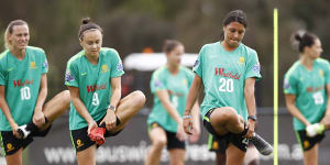 The Matildas are currently preparing for the Women's World Cup in France,which kicks off in June.