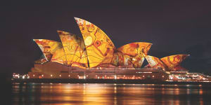 Artist John Olsen’s work will be projected onto the sails of the Sydney Opera House for Vivid 2023.