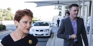 James Ashby is often referred to as One Nation leader Pauline Hanson's right-hand man. 