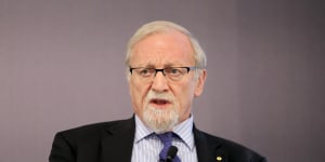 ANU chancellor and former foreign minister,Gareth Evans.