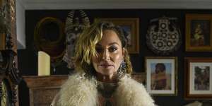 Fashion designer Camilla Franks at her Woollahra home,Villa Camilla.