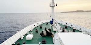 Dutch-flagged MV Hondius.