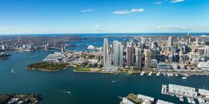 The base of the proposed casino at Barangaroo will block the publicly owned foreshore Philip Thalis'designs had reserved for public use.