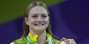 Australian breaststroker Chelsea Hodges at the 2022 Commonwealth Games. 
