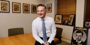 Labor Climate Change and Energy Minister Chris Bowen. 