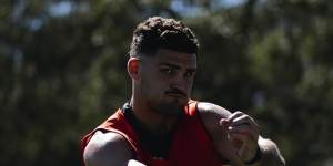 Nathan Cleary resumed pre-season training on Thursday.