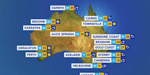 National weather forecast for Thursday May 8
