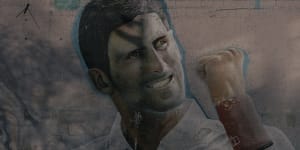 ‘Novak is like Christ’:Belgrade’s poster boy still adored back home