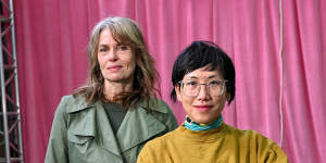 (Left to right) Nadja Kostich,CEO and artistic director of St Martins Theatre,and Michele Lee,playwright.
