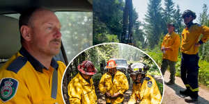 RFS volunteer Stuart Dawson oversees a forestry taskforce in Oregon