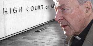 Not guilty:George Pell has won his High Court appeal 