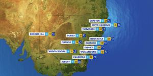 National weather forecast for Friday May 3