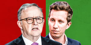 Anthony Albanese (left) and Greens MP Max Chandler-Mather have clashed repeatedly in parliament over housing policy. 